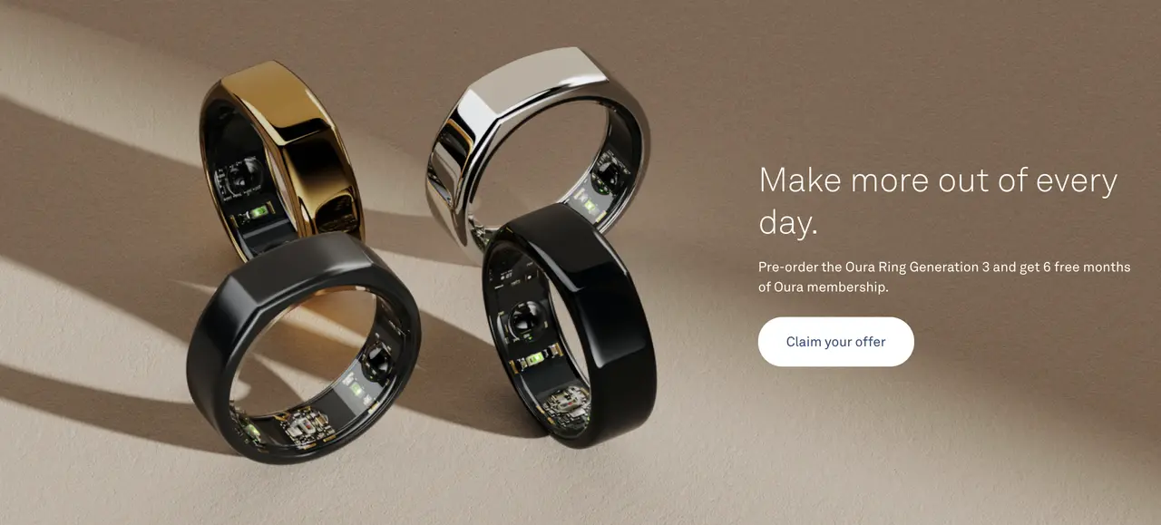 【累計販売数100万個を突破】スマートリング「Oura Ring」はヘルスモニター