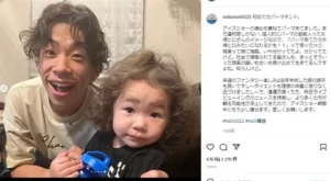 【織田信成】『人生初のパーマでクリクリ髪の2歳長女と2ショット「とってもお似合い」「親子写真、最高です！」』について