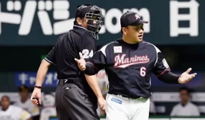【ロッテ・井口監督】侮辱的な発言で試合後に退場　見逃し三振判定に激怒