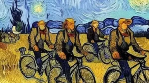 『もしもゴッホが「暴走族」の絵を描いたら お絵かきAIで出力した作品に「面白いwww」「笑いが止まらなくなった」』についてTwitterの反応