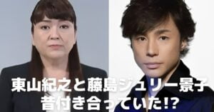 東山紀之とジュリー景子の過去の交際!ジュリーの娘は東山の隠し子説は本当か?