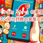 【危険!】「+94」「+〜」の着信に要注意!国際ワン切り詐欺の実態と対策!