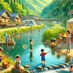 【神之川キャンプ場】 川遊び、BBQ、マス釣りのガイド!<ファミリーで楽しむ神奈川県>