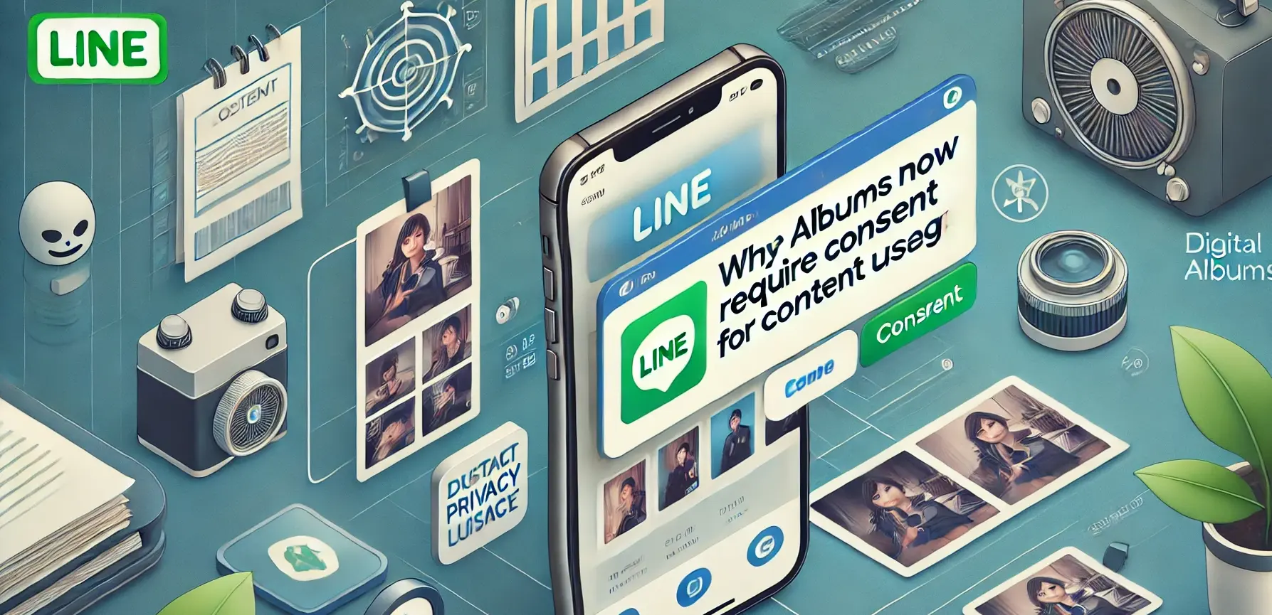 【LINE】なぜLINEのアルバムでコンテンツ利用に関する同意が表示されるようになったのか?