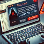 大和証券社員を名乗るメールに要注意!フィッシング詐欺の見分け方と対策!