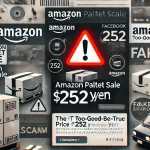 Amazonパレット販売広告の真実とは?Facebookで表示される激安商品は本物か?