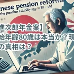 【小泉進次郎年金改革案】受給開始年齢80歳は本当か？現実的か？その真相は？