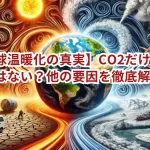 【地球温暖化の真実】CO2だけが原因ではない?他の要因を徹底解説!