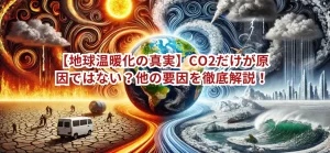 【地球温暖化の真実】CO2だけが原因ではない?他の要因を徹底解説!