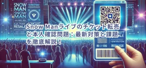 Snow Manライブのチケット転売と本人確認問題:最新対策と課題を徹底解説!