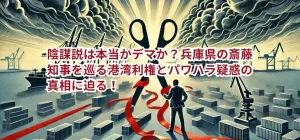 陰謀説は本当かデマか?兵庫県の斎藤知事を巡る港湾利権とパワハラ疑惑の真相に迫る!