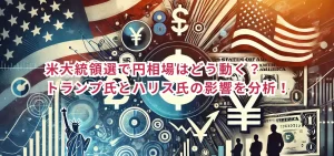 米大統領選で円相場はどう動く？トランプ氏とハリス氏の影響を分析！