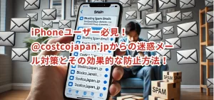 iPhoneユーザー必見！@costcojapan.jpからの迷惑メール対策とその効果的な防止方法！