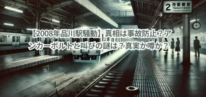 【2008年品川駅騒動】真相は事故防止?アンカーボルトと叫びの謎は?真実か噂か?