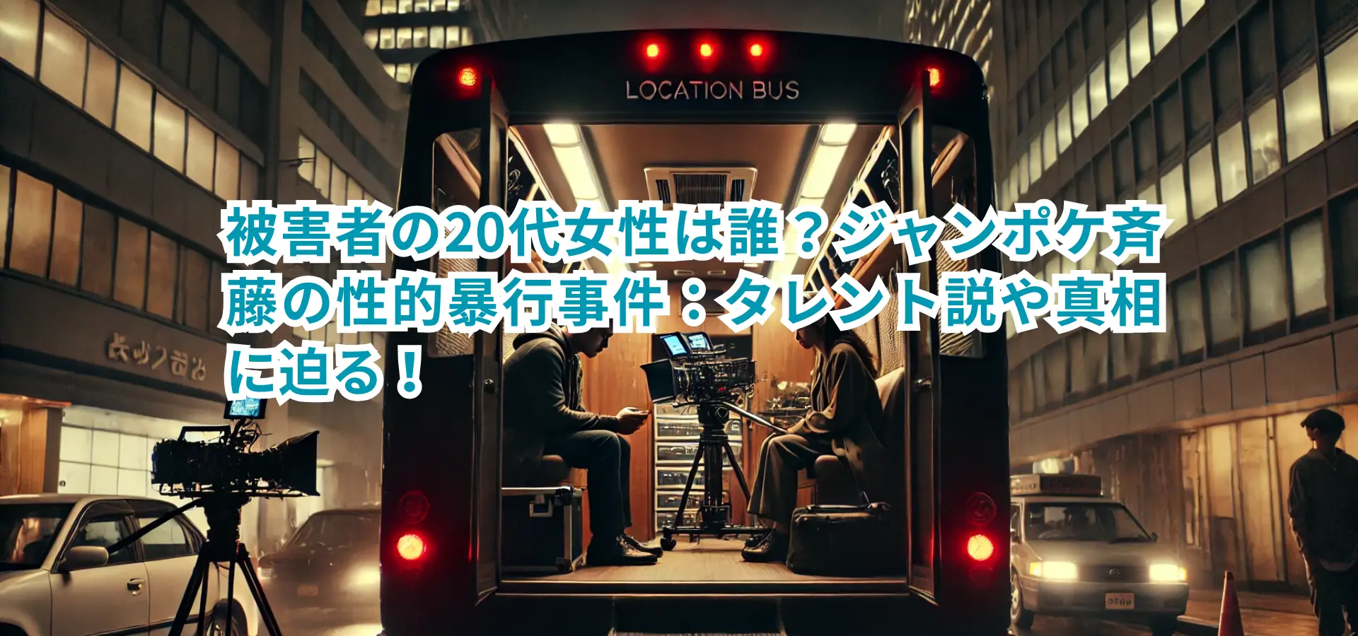 被害者の20代女性は誰?ジャンポケ斉藤の性的暴行事件:タレント説や真相に迫る!