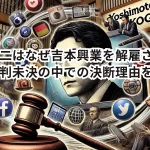 斉藤慎二はなぜ吉本興業を解雇されたのか?裁判未決の中での決断理由を探る!
