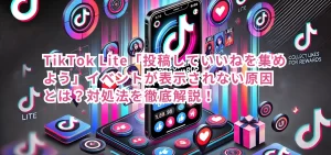 TikTok Lite「投稿していいねを集めよう」イベントが表示されない原因とは？対処法を徹底解説！