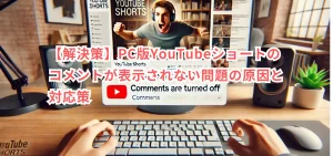【解決策】PC版YouTubeショートのコメントが表示されない問題の原因と対応策