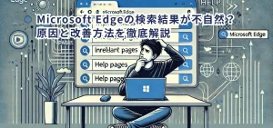 Microsoft Edgeの検索結果が不自然?原因と改善方法を徹底解説