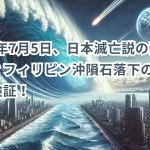2025年7月5日、日本滅亡説の真相とは?フィリピン沖隕石落下の噂を徹底検証!