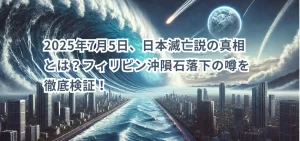 2025年7月5日、日本滅亡説の真相とは？フィリピン沖隕石落下の噂を徹底検証！