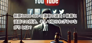 折原とコレコレの激動の過去!執着と法廷での対決、そして知られざるつながりとは?