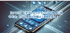 【Xアプリ】「ダブルタップでいいねが無限に増やせる」とは?原因と対策は?真相を探る!