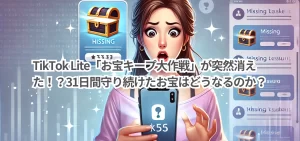 TikTok Lite「お宝キープ大作戦」が突然消えた！？31日間守り続けたお宝はどうなるのか？