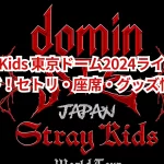 Stray Kids 東京ドーム2024ライブ完全ガイド!セトリ・座席・グッズ情報まとめ!