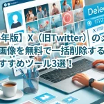 【2024年版】X(旧Twitter)のメディア欄の画像を無料で一括削除する方法とは?おすすめツール3選!