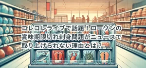 コレコレライブで話題!ローソンの賞味期限切れ刺身問題がニュースで取り上げられない理由とは?
