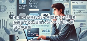 H-NEXTが見れない？月額プラン利用者が直面する31日間トライアル表示の原因と解決策