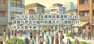 【どうなる？】兵庫県知事選挙2024：斎藤元彦氏か稲村和美氏か？激戦の行方を大胆予測！