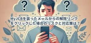 MyJCBを装ったメール増加！MyJCBの解除リンクをクリックした場合のリスクと対応策は？